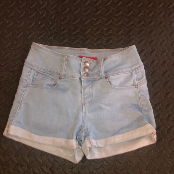High waisted jean shorts - Picture 1 of 2